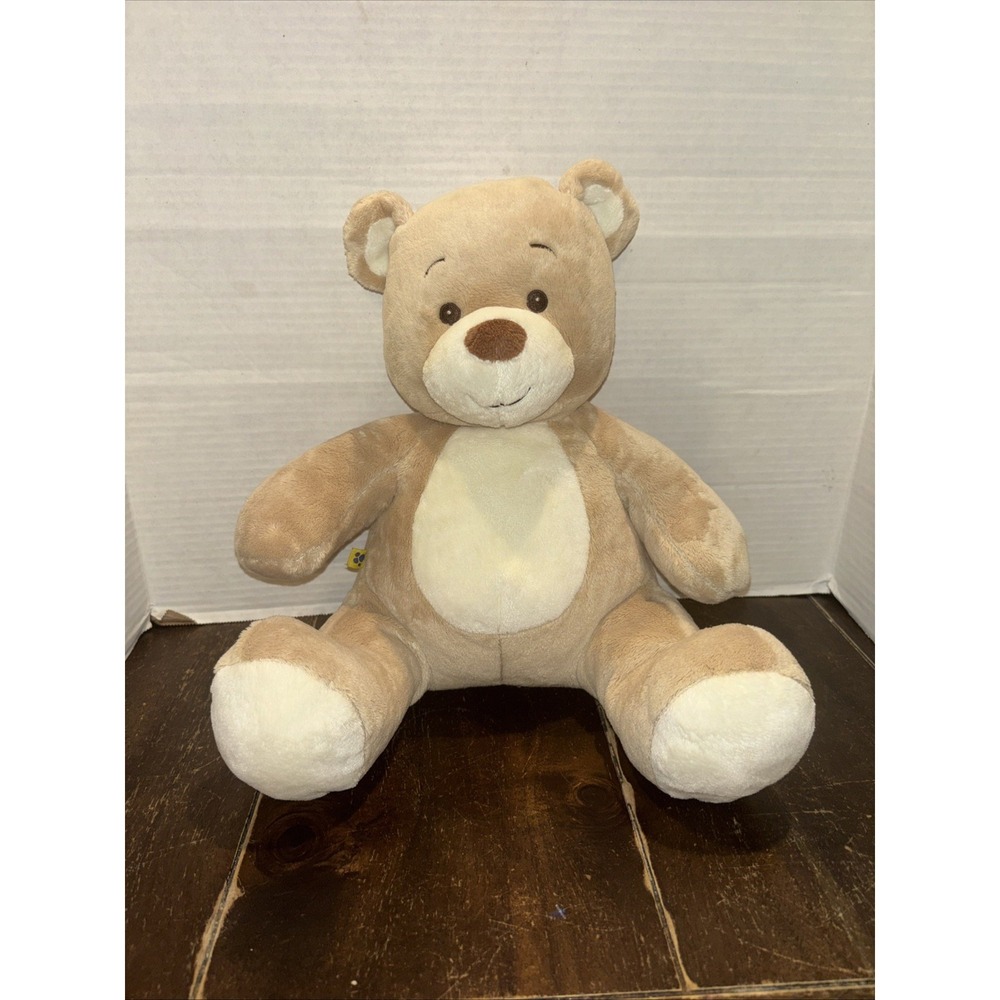 Build a Bear Velvet Hugs Cream Tan‎ Plush Teddy Asthma Allergy Infant Safe 16"